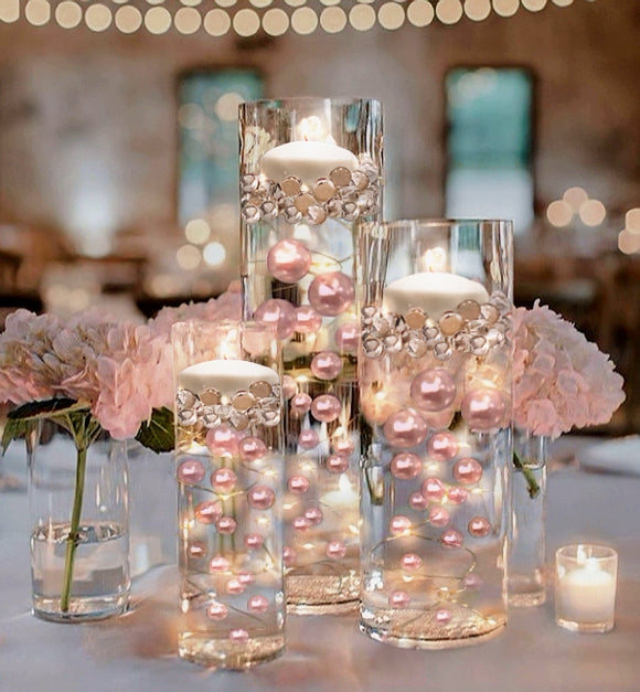 Transparent Water Gels Event Pack-Fills 5 Gallons of the Floating Gels for Your Vase Decorations- With Pre-Measured Prep/Storage Bags- No Guessing- Best Results- Not Including Pearls