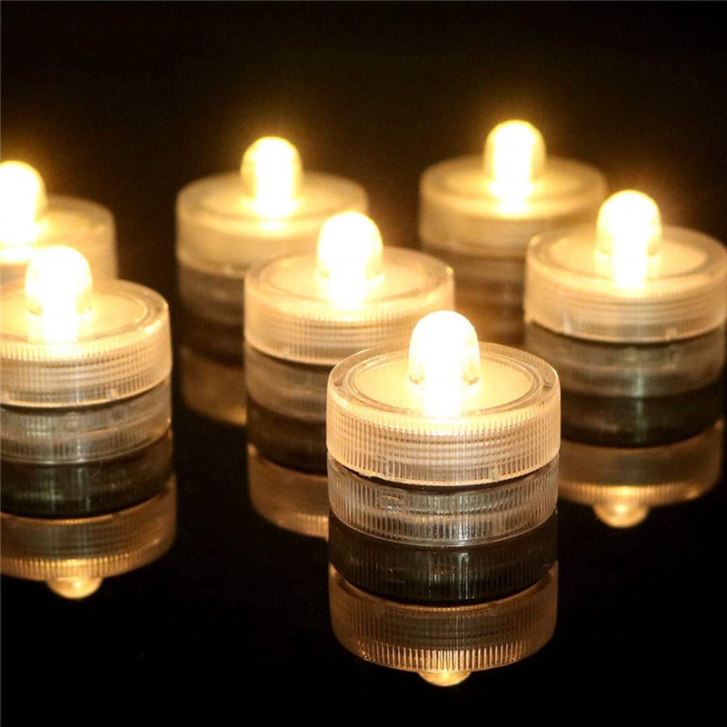 Realistic Flicker Warm White Led Tea Light - Waterproof