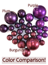 75 Floating Burgundy Pearls - Shiny - 1 Pk Fills 1 Gallon of Gels for Floating Effect - With Measured Gels Kit - Option 3 Fairy Lights - Vase Decorations