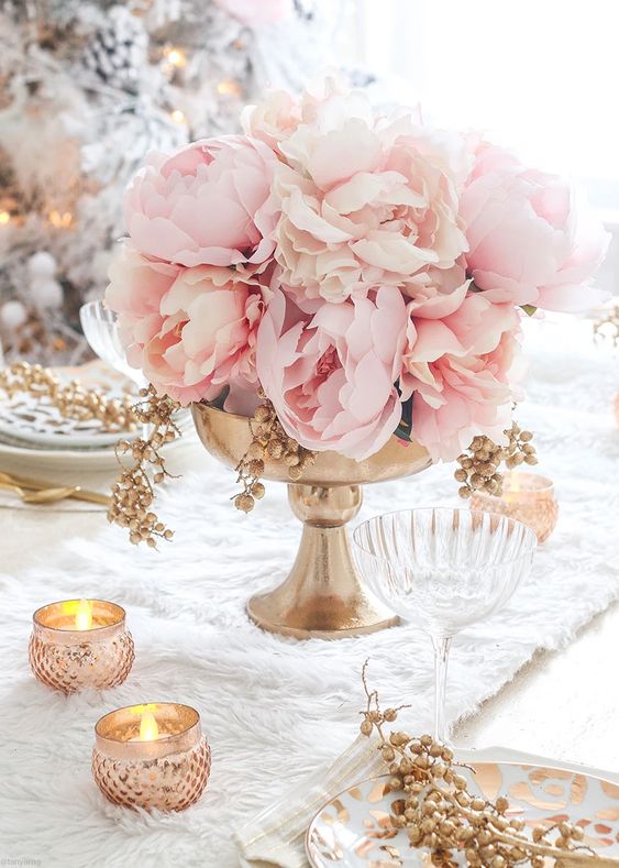 Spring Rose Bouquet - Ivory, Blush, & Peach