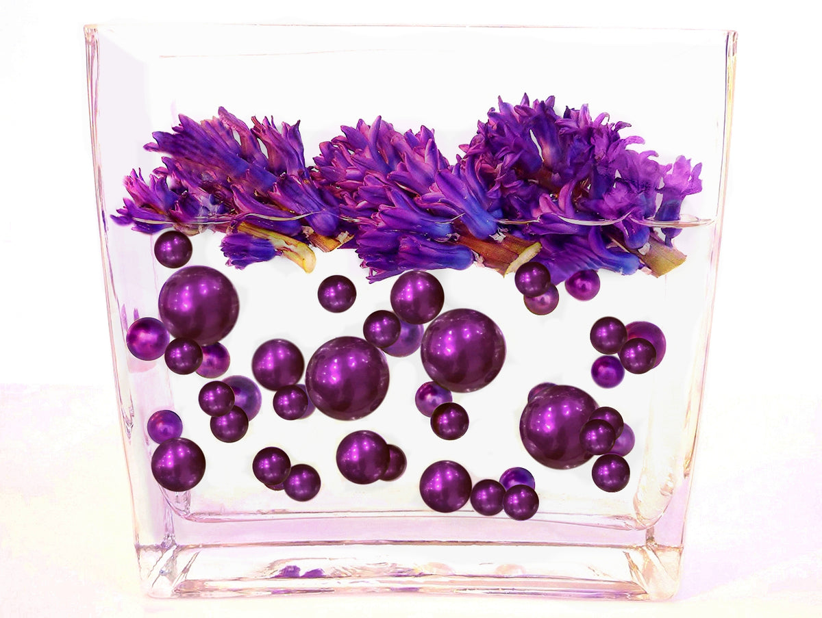 *Clearance* Jumbo Purple Sparkling Gems - Vase Decorations & Table Scatter