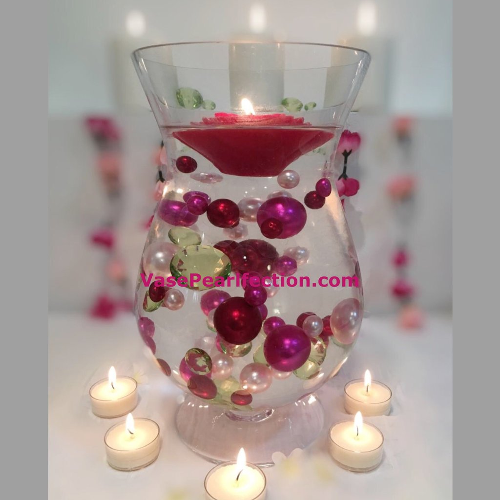 3.75" Flower Floating Candles. Set of 3-Unscented