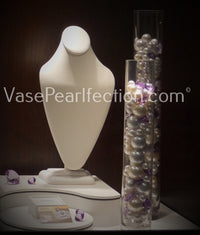 75 Floating White Pearls-Fills 1 Gallon of Floating Pearls & Transparent Gels for Floating Effect-With Exclusive Measured Gels Prep Bag-Option: 3 Submersible Fairy Lights Strings