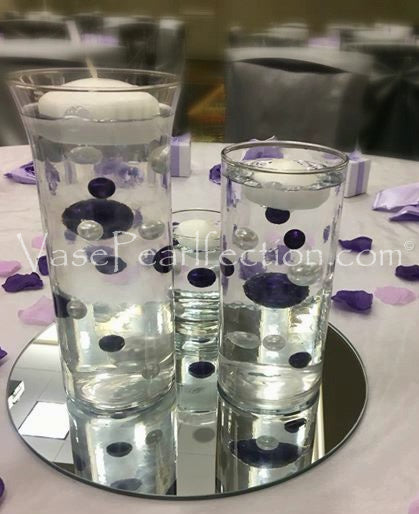 *Clearance* Jumbo Lavender Sparkling Gems - Vase Decorations & Table Scatter