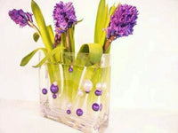 Floating Purple Plum Pearls - Shiny - 1 Pk Fills 1 Gallon of Gels for Floating Effect - With Measured Gels Kit - Option 3 Fairy Lights - Vase Decorations